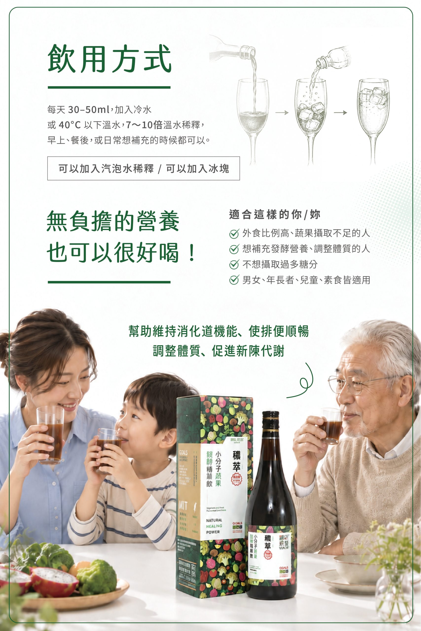 穠萃蔬果發酵飲(甜菊款)750ml:圖片 6